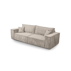 Schlafsofa mit Cordbezug, Beige