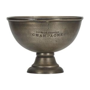 Seau à champagne h 29 cm Laiton Antique