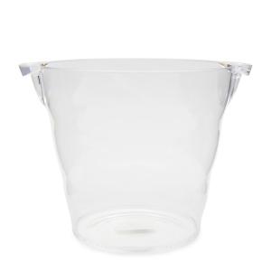 Seau à vin, plastique, transparent