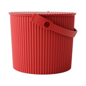 Seau de rangement rouge 8 litres