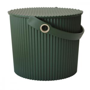 Seau de rangement vert 8 litres