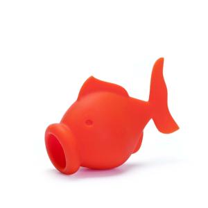 Séparateur d'oeuf yolkfish en silicone orange