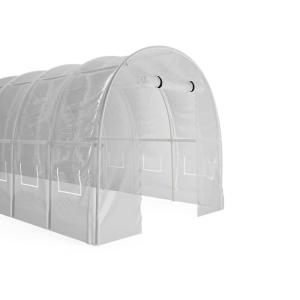 Serre tunnel polyéthylène blanc