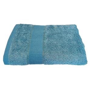 Serviette bambou turquoise 30 x 50 cm