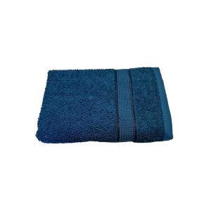 Serviette coton bleue 30 x 50 cm