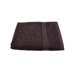 Serviette coton marron 30 x 50 cm