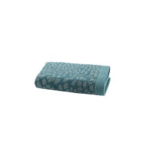 Serviette coton vert foncé 50x100 cm