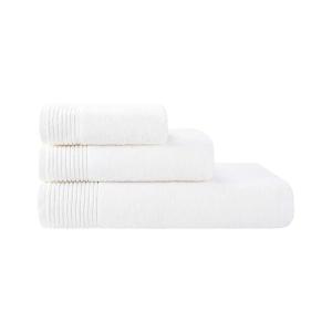 Serviette de bain en  coton blanc 70 x 140 cm