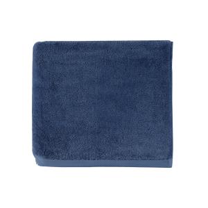 Serviette de bain en coton bleu marine 40x60