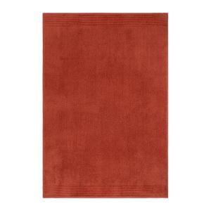 Serviette de bain en  coton rouge 100 x 150 cm