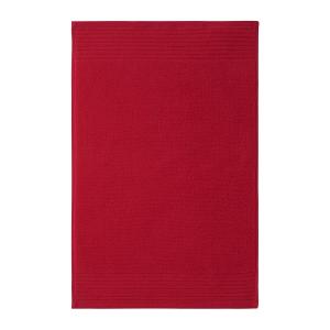 Serviette de bain en  coton rouge 40 x 60 cm