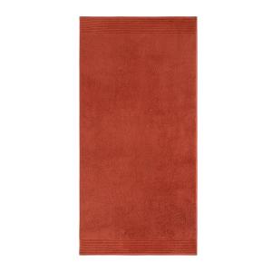 Serviette de bain en  coton rouge 70 x 140 cm