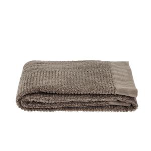 Serviette de bain en coton taupe 70x140 cm