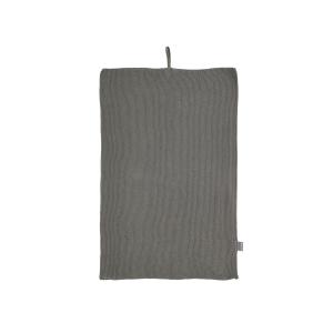 Serviette de cuisine en coton gris 40x60 cm