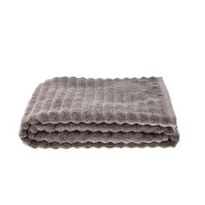 Serviette de plage 100x180cm  en coton taupe