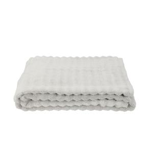 Serviette de plage en coton 100x180cm gris clair