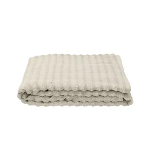 Serviette de plage en coton 100x180cm sable