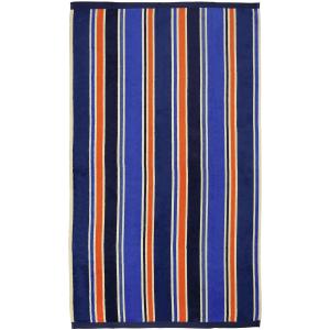 Serviette de plage éponge Velours Jacquard Bleu    Kapados…