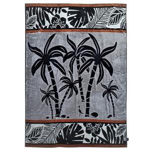 Serviette de plage éponge velours Jacquard Inagua 140x180