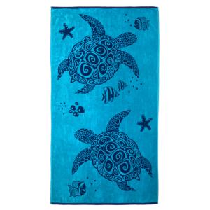 Serviette de plage éponge velours Jacquard Osa 90x170