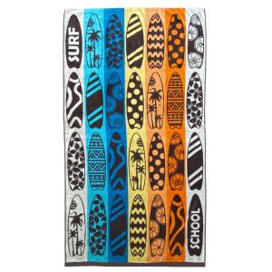 Serviette de plage éponge Velours Multicolore    Aragon 90x…