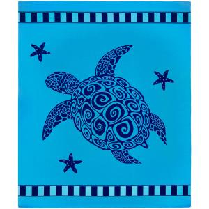 Serviette de plage  microfibre Bleu    Galapagos 140x170