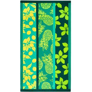 Serviette de plage microfibre Vert    Mitjana  90x170