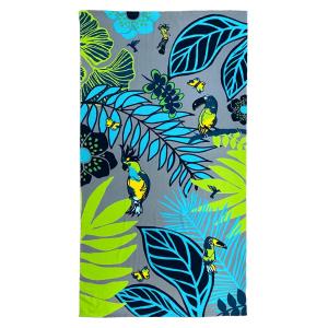 Serviette de plage microfibre Yungas 90x170 multicolore