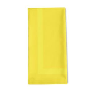 Serviette de table coton jaune 50x55 cm