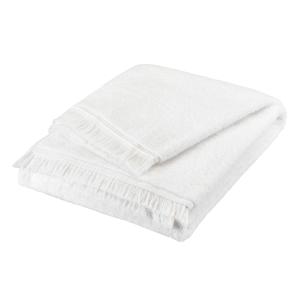 Serviette de toilette 100% Coton BIO 85x140cm Blanc