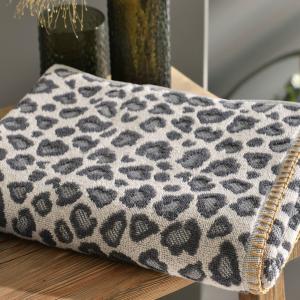 Serviette de toilette 50x90 gris anthracite en coton