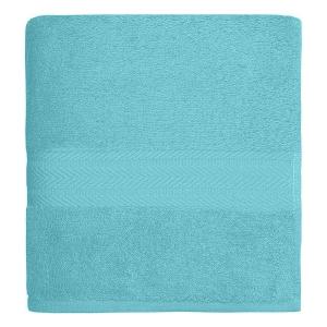 Serviette de toilette 550 gr/m²  bleu turquoise 50x100 cm
