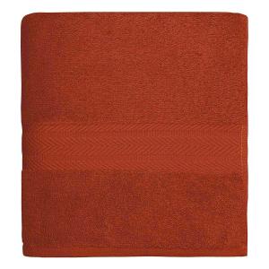 Serviette de toilette 550 gr/m²  terracota 50x100 cm
