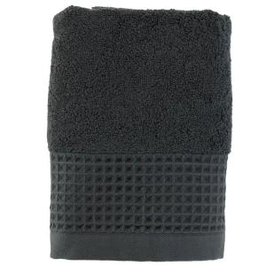 Serviette de toilette coton bio  gris