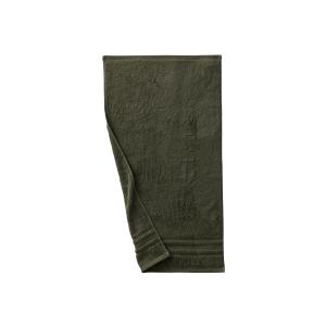 Serviette de toilette coton bouclette uni vert 50 x 90 cm