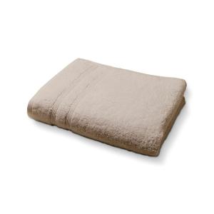 Serviette de toilette coton mastic 50x90 cm