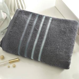 Serviette de toilette en acrylique gris foncé 50x100