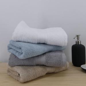 Serviette de toilette en Coton gris 50x100 cm