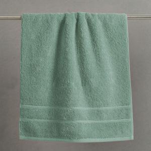Serviette de toilette en coton vert amande 50x100