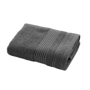 Serviette de toilette unie éponge 500 g/m² gris anthracite…