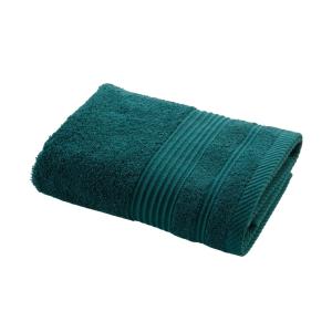 Serviette de toilette unie éponge 500 g/m² vert émeraude 50…