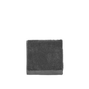 Serviette en coton bio anthracite 40x60 cm