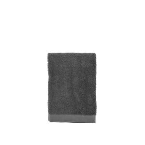 Serviette en coton bio anthracite 50x100 cm