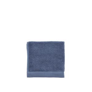 Serviette en coton bio bleu 40x60 cm