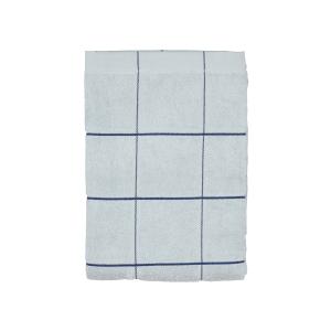 Serviette en coton bio bleu lin 70x140 cm