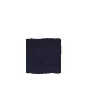 Serviette en coton bio bleu marine 40x60 cm