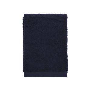 Serviette en coton bio bleu marine 70x140 cm