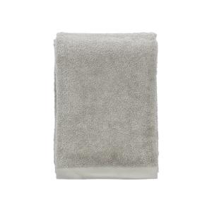 Serviette en coton bio gris clair