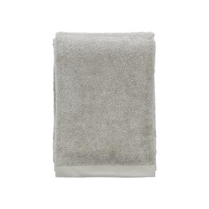 Serviette en coton bio gris clair 70x140 cm