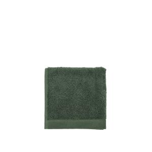 Serviette en coton bio vert sapin 40x60 cm